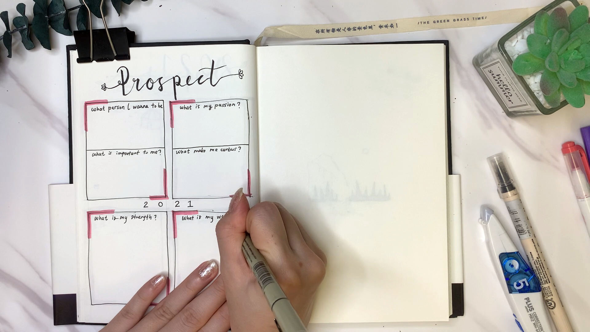 Prospect/未来展望
(Bullet Journal/子弹笔记l)